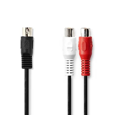 Nedis CAGL20250BK02 audio cable