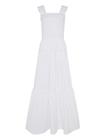 Stella Nova Embroidery Anglaise Maxi Strap Dres - White - 40