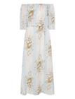 Stella Nova Loose Maxi Dress With Drop Shoulder - Cream - 42