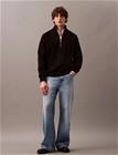 Calvin Klein Ls Ck Tech Knit Qz Sweater 14Gg - Black - XL
