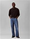 Calvin Klein Jeans Ls 350Terry Eu Logo Patch Cn Swt - Black - XL