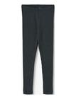 Wheat Wool Silk Leggings Agi - Navy - 104