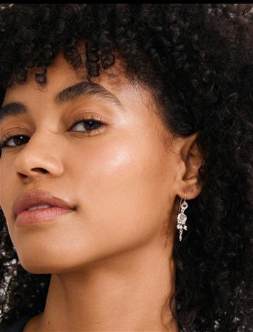Pilgrim Here Earrings Silver-Plated - Silver - ONE SIZE – kuva 1/3