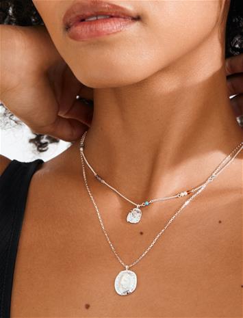 Pilgrim Here Necklace Silver-Plated - Silver - ONE SIZE – kuva 1/4