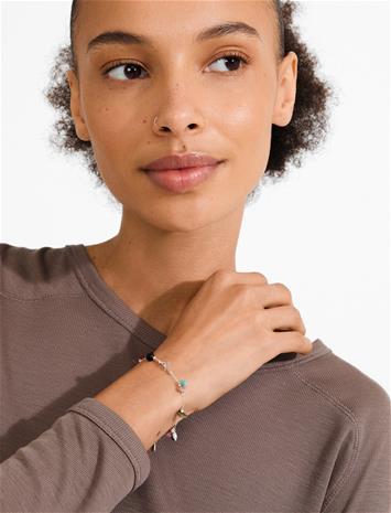 Pilgrim Here Bracelet Silver-Plated/Multi - Silver - ONE SIZE