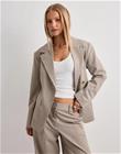 Nelly - Ruutu/Raita - Oversized Blazer