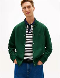 Tommy Hilfiger Essential Terry Bomber Jacket - Green - XXL