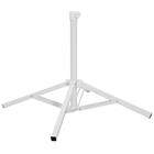 vidaXL Aurinkovarjon Jalusta valkoinen Teräs varten 25-32 mm Pole