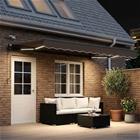 vidaXL Aurinkovarjon kangas Taupe 600 × 300 cm Polyesteri