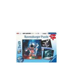 Ravensburger Space Adventure 3X49P - Multi/patterned - ONE SIZE