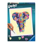 Ravensburger Creart Funky Elephant - Multi/patterned - ONE SIZE