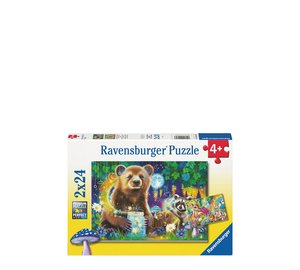 Ravensburger Lovable Woodland Friends 2X24P - Multi/patterned - ONE SIZE