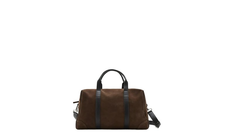Mango Leather Bowling Bag - Brown - ONE SIZE