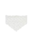 Gina Tricot Lace Head Scarf - White - ONE SIZE