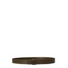 Lauren Ralph Lauren Logo Reversible Croc-Embossed Belt - Khaki green - XL
