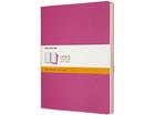 Moleskine Cahier, Yksivärinen, Vaaleanpunainen, 120 arkkia, 70 g/m², Viivapaperi, Kovakantinen