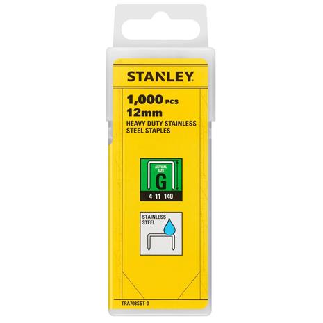 Niitit Stanley TRA708SST-0; 12 mm; 1000 kpl. – kuva 1/1