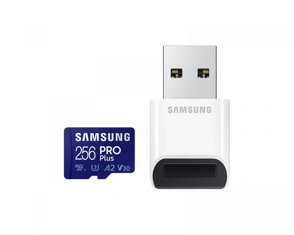 Samsung PRO Plus microSDXC 256GB &amp; USB Reader -