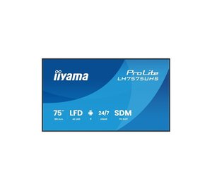 Iiyama LH7575UHS-B2AG (75"), näyttö