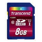 Transcend TS8GSDHC10U1, 8 GB, SDHC, Luokka 10, MLC, 90 MB/s, Class 1