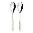 Guzzini - Feeling Salaattiottimet 25 cm 2 osaa Cream