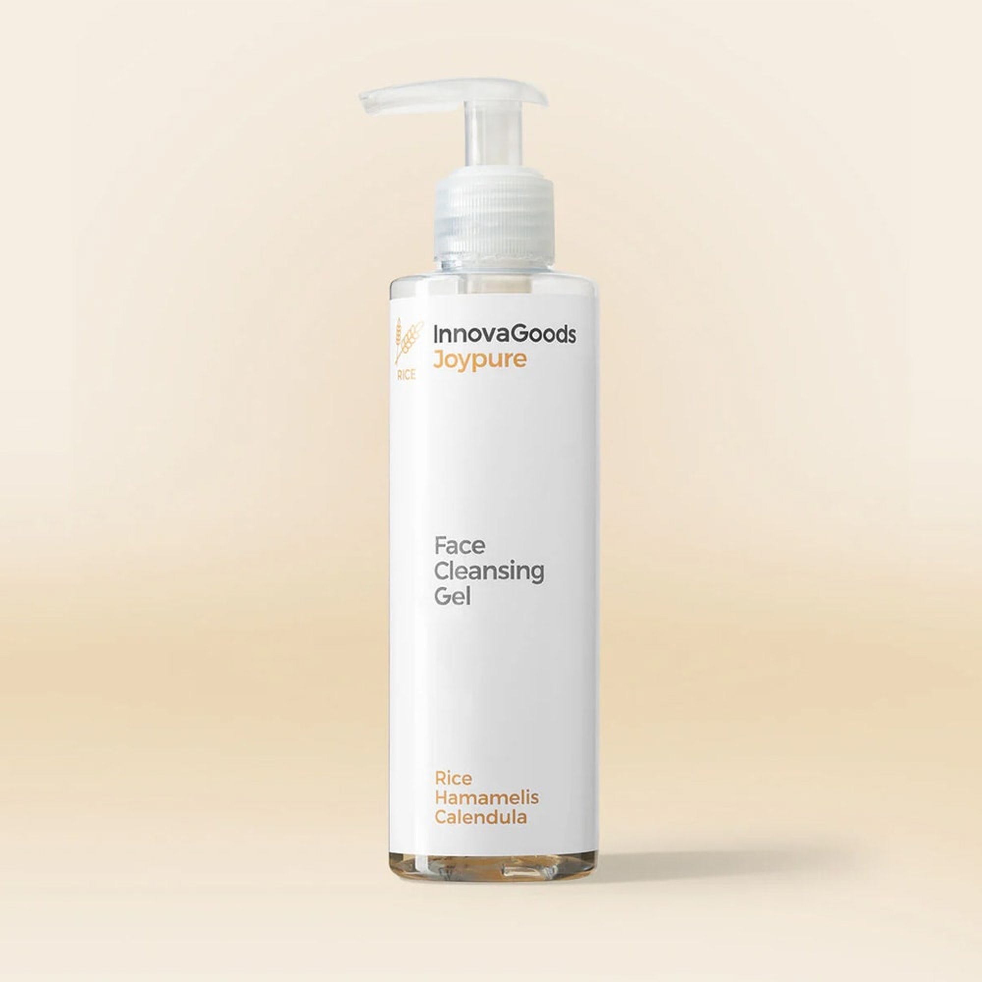 Rice Joypure -kasvopuhdistusgeeli 200 ml / vegaaninen kasvopuhdistusaine riisiuutteella