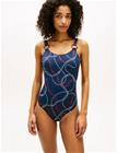 Tommy Hilfiger Scoop Back Op Print (Ext) - Navy - XL