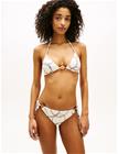 Tommy Hilfiger V String Side Tie Print - Cream - XL