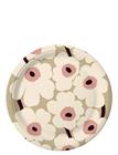 Marimekko by Havi Marimekko Unikko Paper Plate - Beige - Ø 18 CM