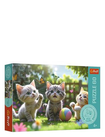 Three Kittens Lastenpalapeli 60 palaa Trefl