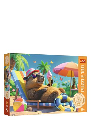 Trefl Capybara Style Relax 100p palapeli