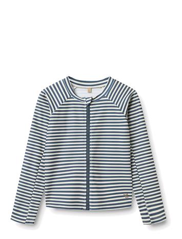 Wheat Swim T-Shirt L/S Zip Ada - Pink - 152