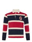 Gant Kids Collegiate Ls Rugby Polo Shirt - Navy - 116