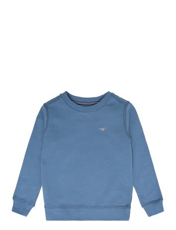 Gant Kids Shield Crew Neck Sweatshirt - Blue - 110