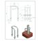 NIPA Lighting pole protector 3 legged ø 60 mm – kuva 1