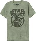 Star Wars - Boba Fett - Profile - Logo - T-paita - Miehet - Khaki