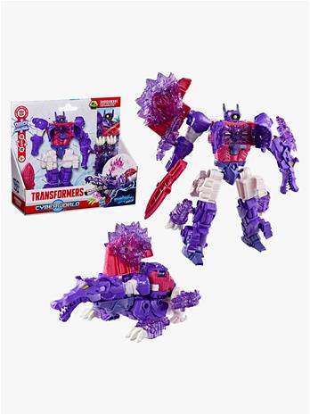 Transformers CYBERWORLD Ultimate Cyber Changers Toimintahahmo Shockwave Dino 16 cm