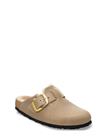 Birkenstock Boston Bb Shearling Leoi Tabacco Br Laf - Beige - 40