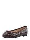 Bianco Biamadison Ballerina Croco Patent - Burgundy - 41