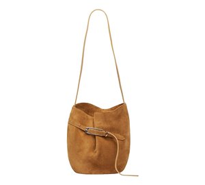 Liffner Belted Bucket Bag - Brown - ONE SIZE
