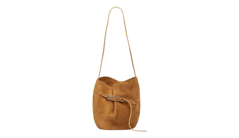 Liffner Belted Bucket Bag - Brown - ONE SIZE