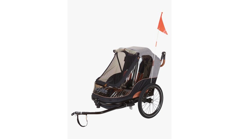 BoBike Trailer 2-in-1 Pyöräkärry, Harmaa