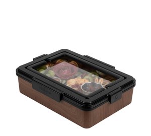 Platterbox - Eväsrasia eristetty kylmätoiminnolla 5,5 L Walnut