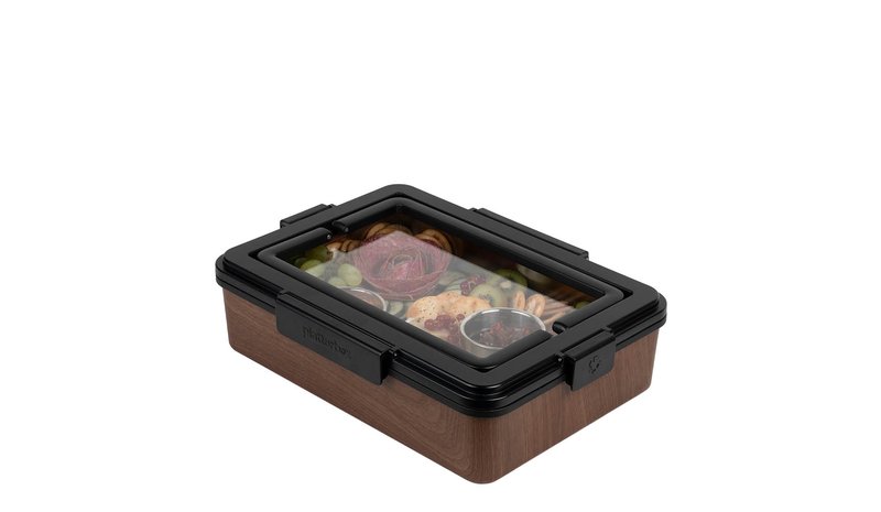 Platterbox - Eväsrasia eristetty kylmätoiminnolla 5,5 L Walnut