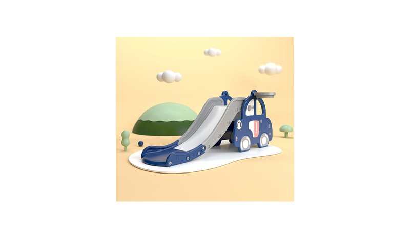 Elite Toys Kids Zone auto liukumäellä ja koripallolla