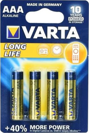 Varta – Longlife AAA 4 Pack (B) (4103101414)