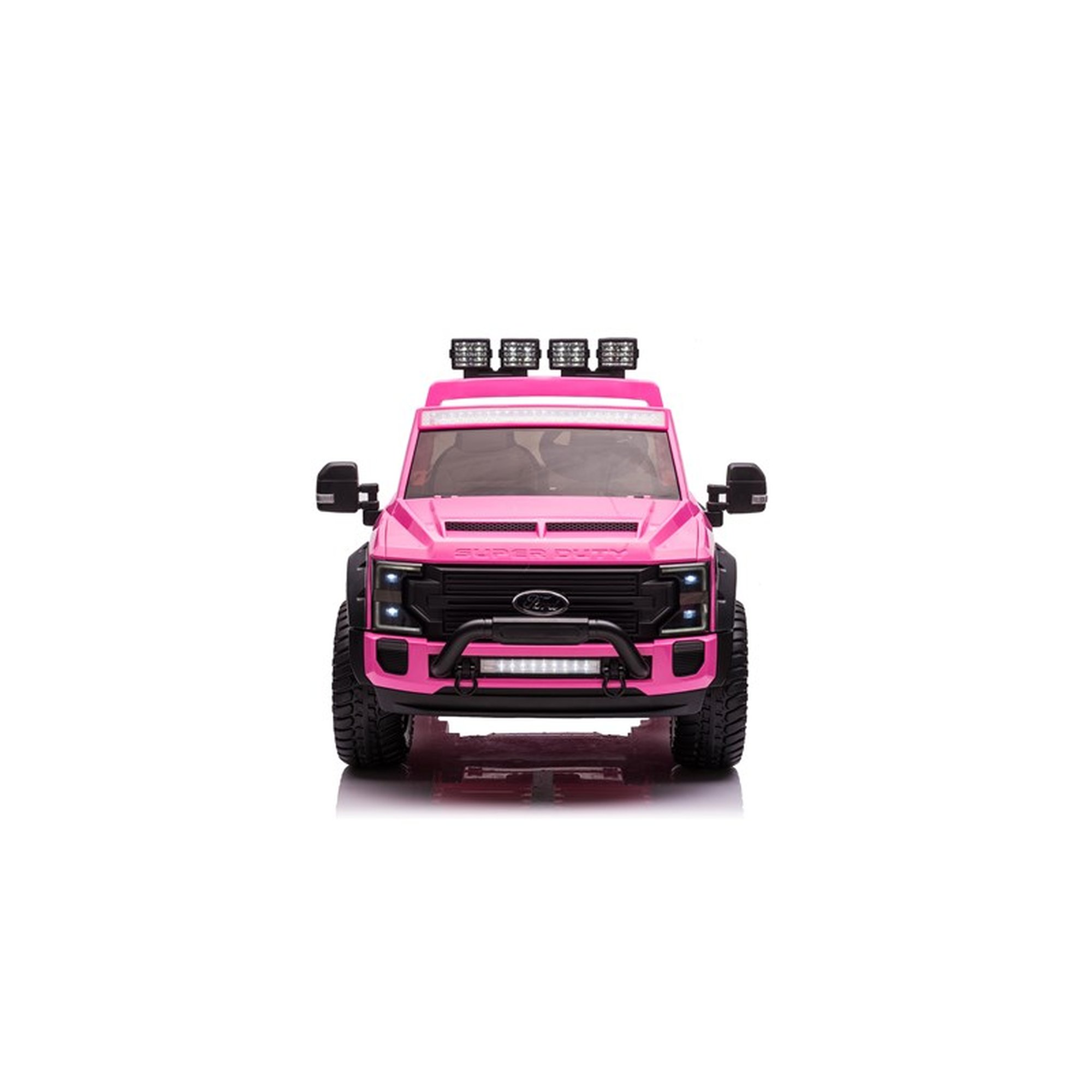 FORD Ford Super Duty F450 pinkki 24V, 2 henkilölle, 4x24V moottori, kumipyörät