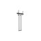 Multibrackets M Pro Series mounting kit - for flat panel - dual pole - black - Max - recommended for 98" – kuva 1