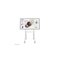 Neomounts Move Go Flip FL50-515WH1 cart - for flat panel - white - Max 50 kg - recommended for 65" – kuva 1