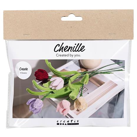 Mini DIY Kit - Chenille flowers